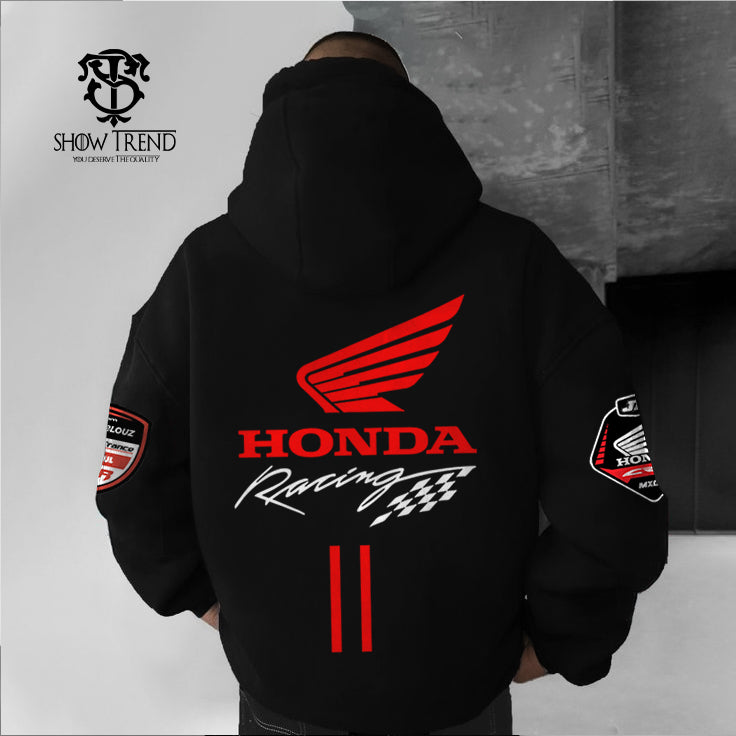 Honda Oversized Printed Hoodie