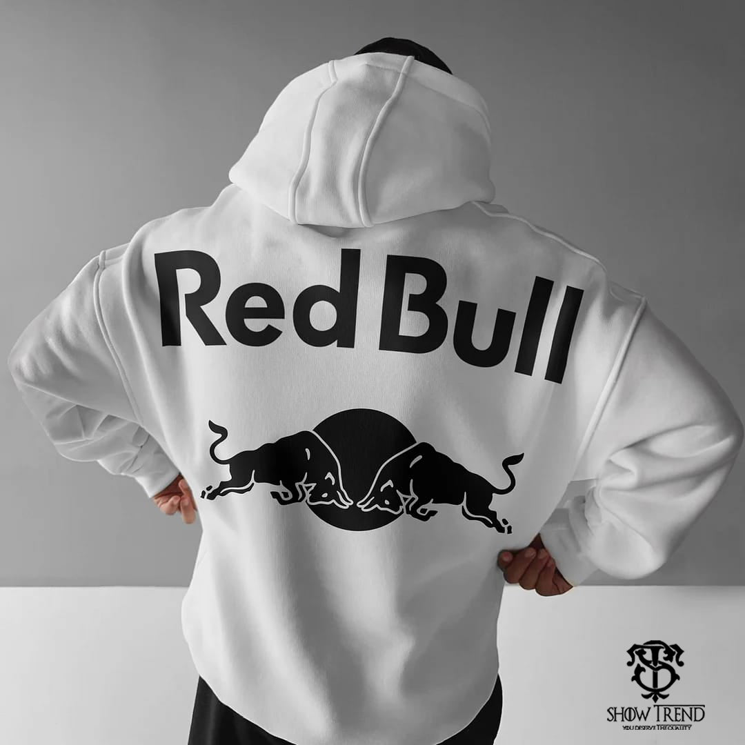 Red Bull Printed oversize Hoodie