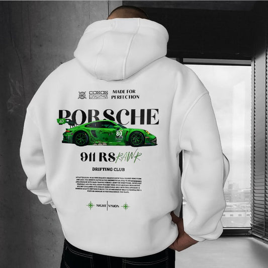 Porsche Oversize&Printed Hoodie