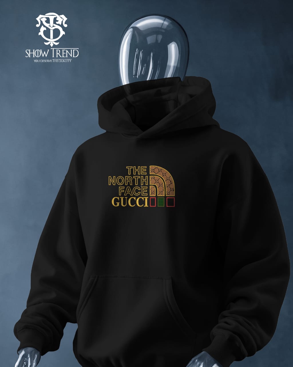 The North Face Oversize&Embroidered Hoodie