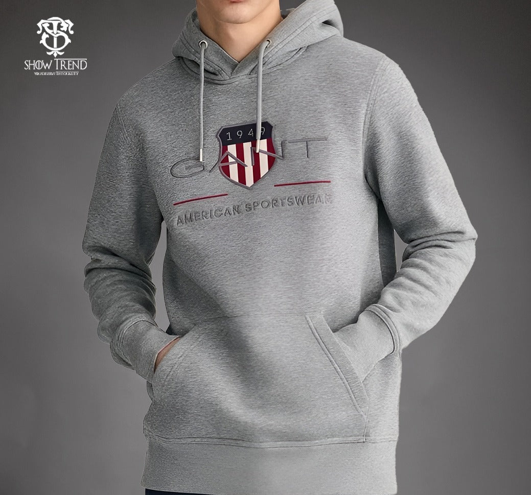 Gant Regular Embroidered Hoodie