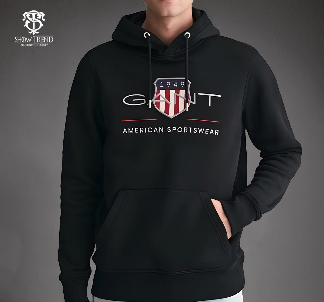Gant Regular Embroidered Hoodie