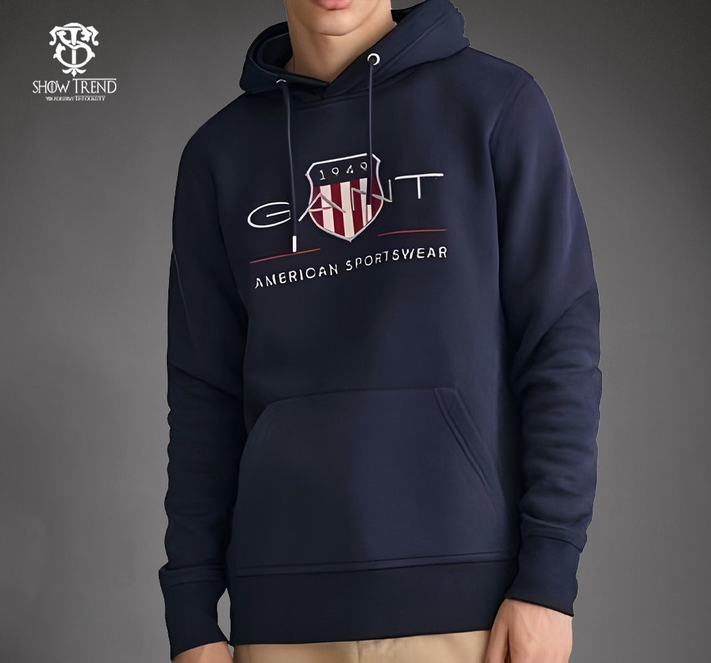 Gant Regular Embroidered Hoodie