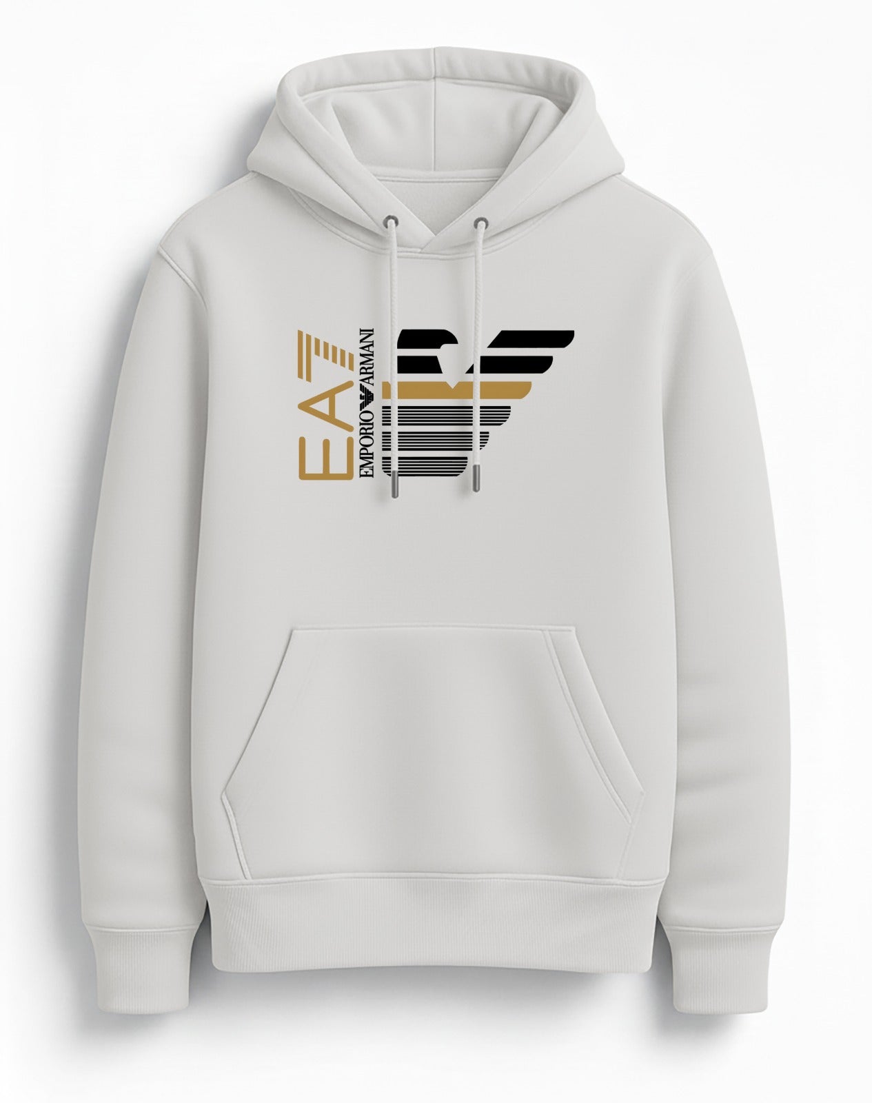 EA7 Armani Regular Printed Hoodie