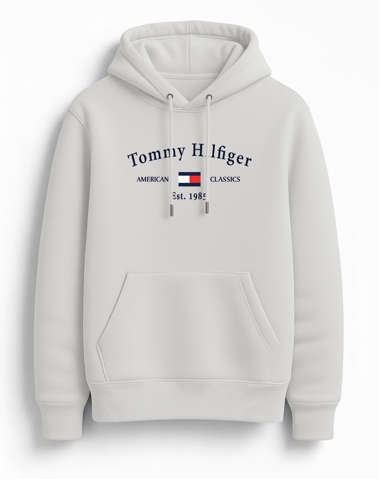 New Casual Tommy Hilfiger Regular Printed Hoodie