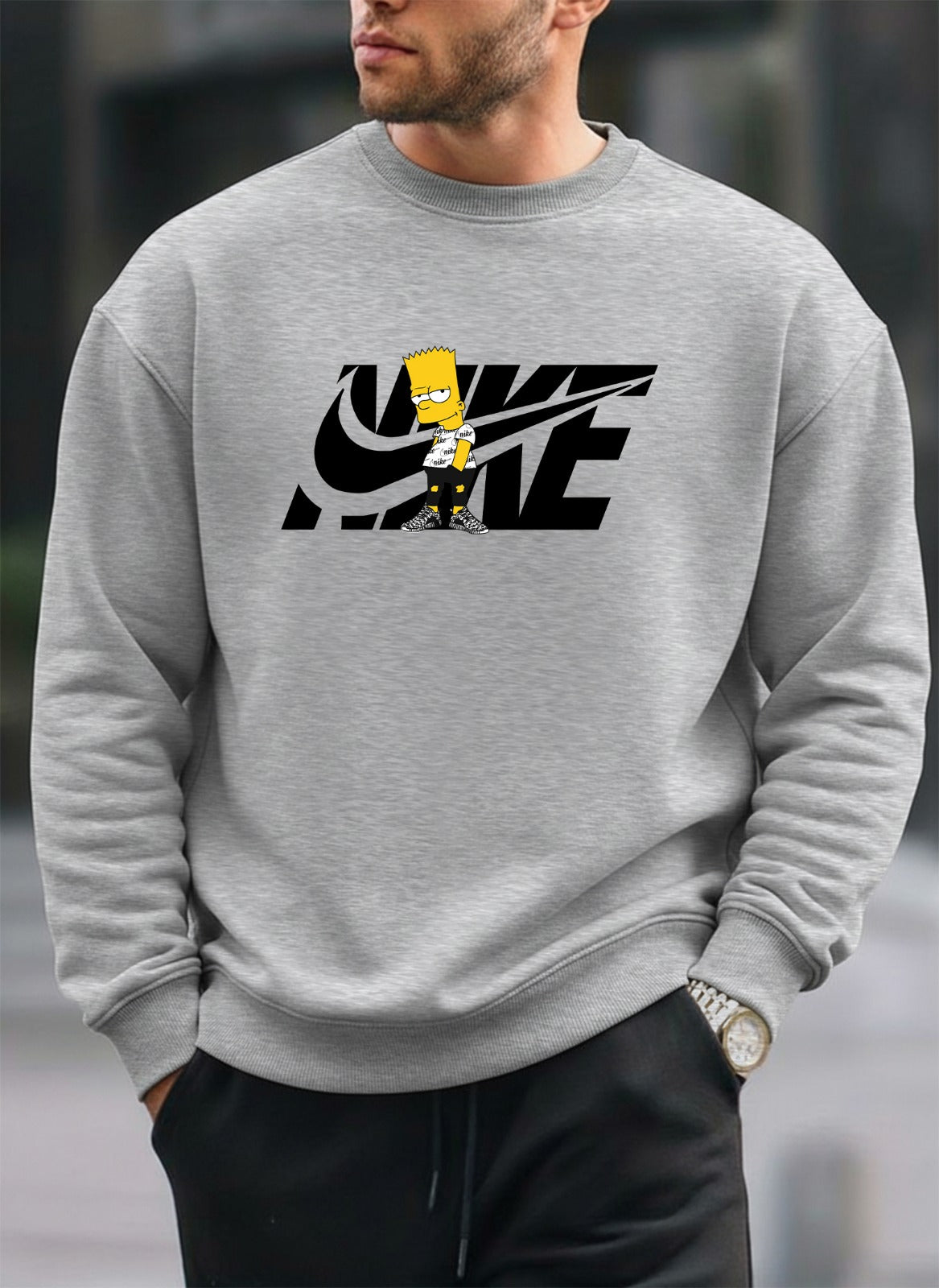 New Nike oversized round sweatshirt