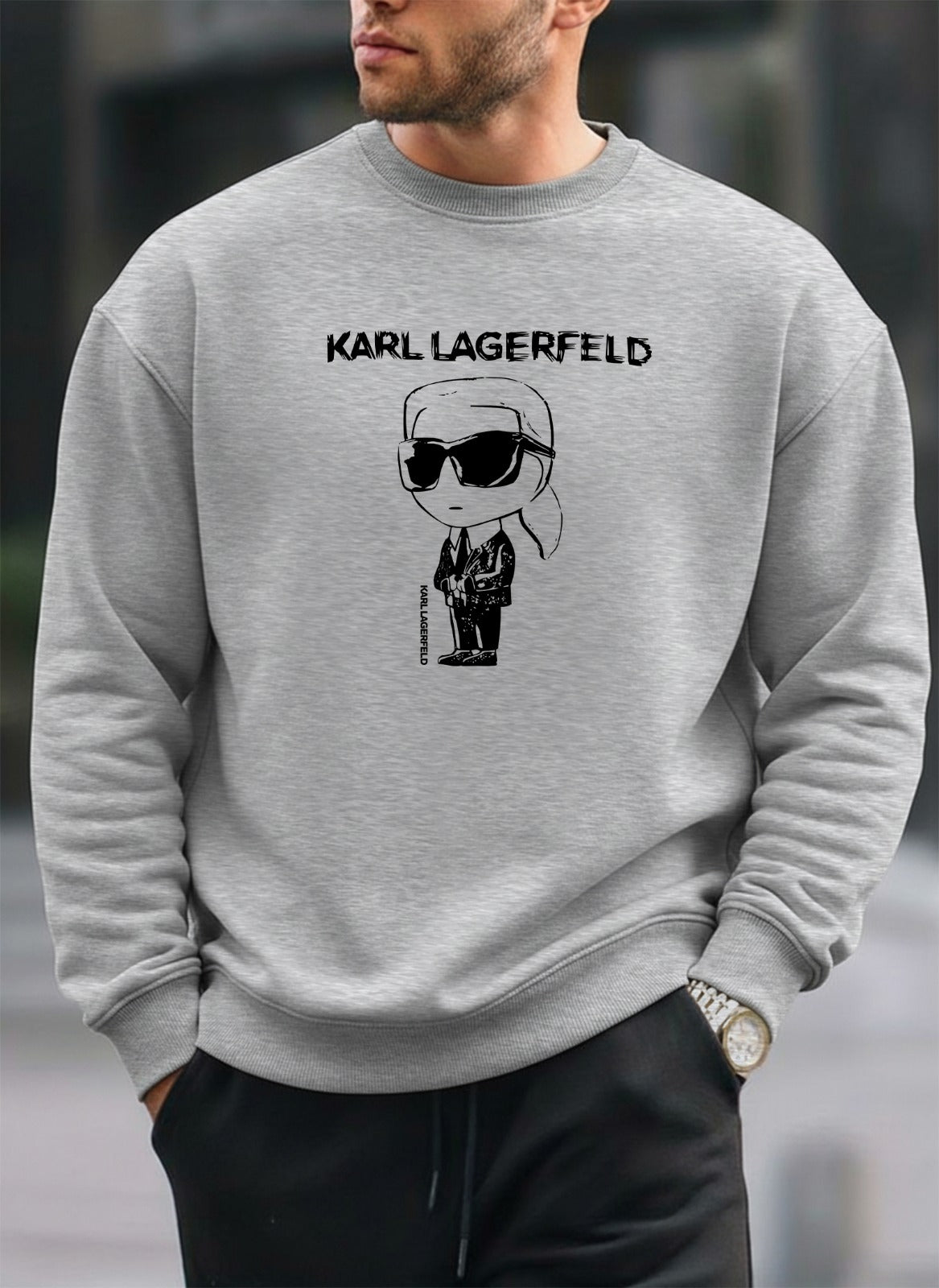 Karl oversized round sweatshirt