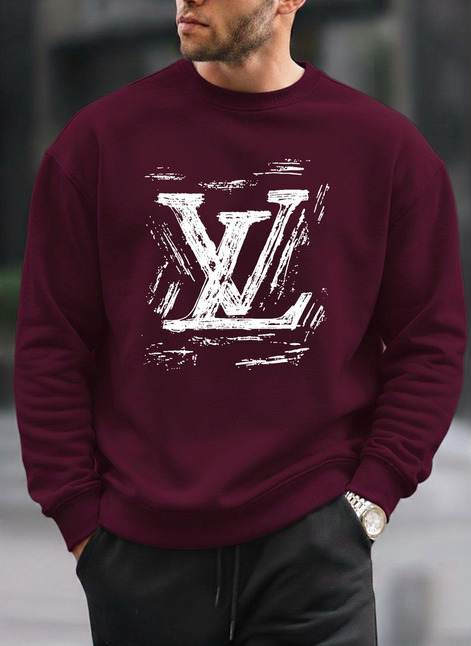 New LV oversized round sweatshirt