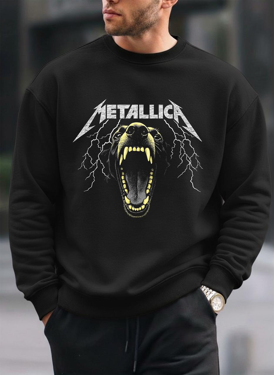 Metallica oversized round sweatshirt