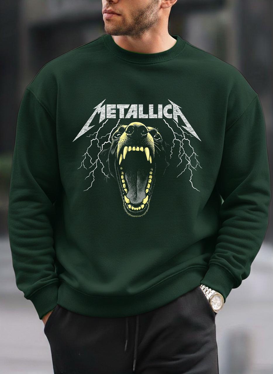 Metallica oversized round sweatshirt