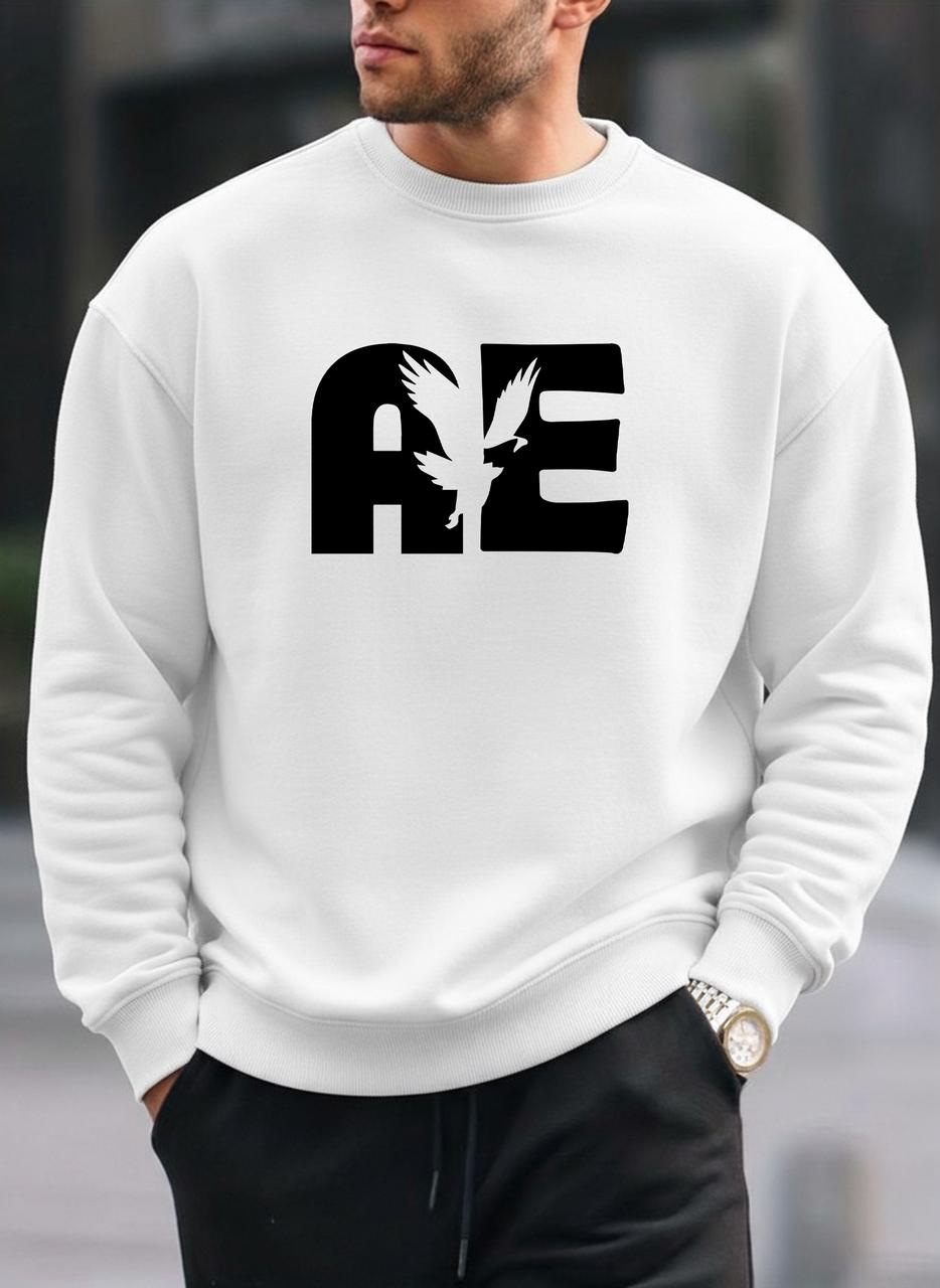 American Eagle new oversized round sweatshirt