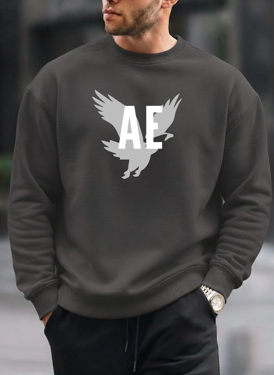 New American Eagle oversized round sweatshirt