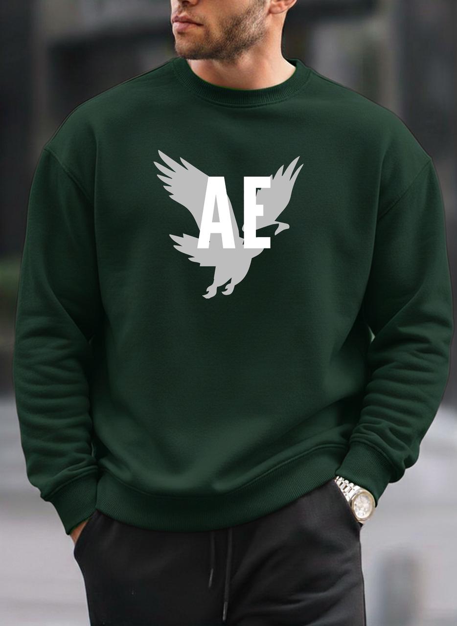 New American Eagle oversized round sweatshirt