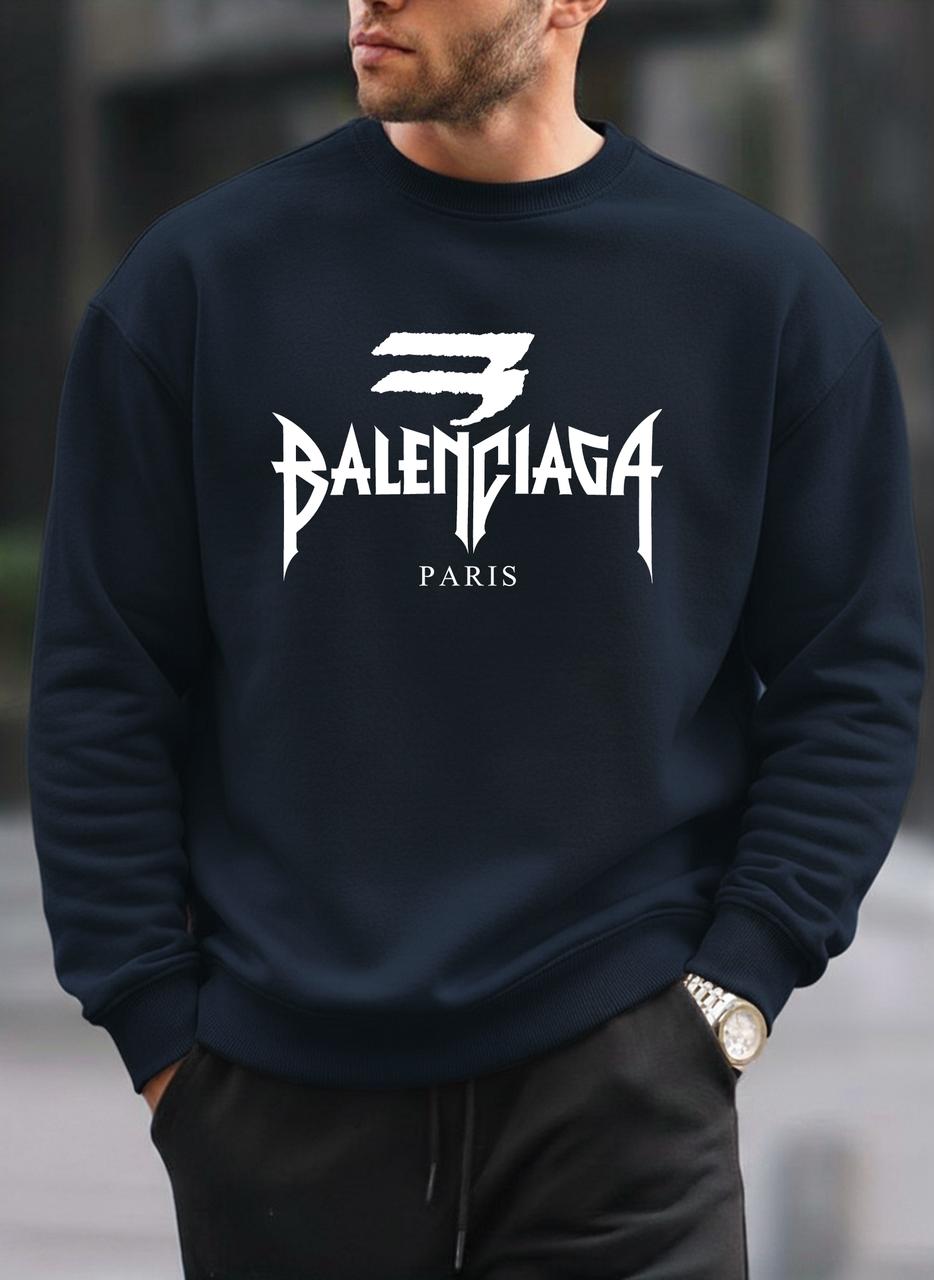 Balenciaga oversized round sweatshirt