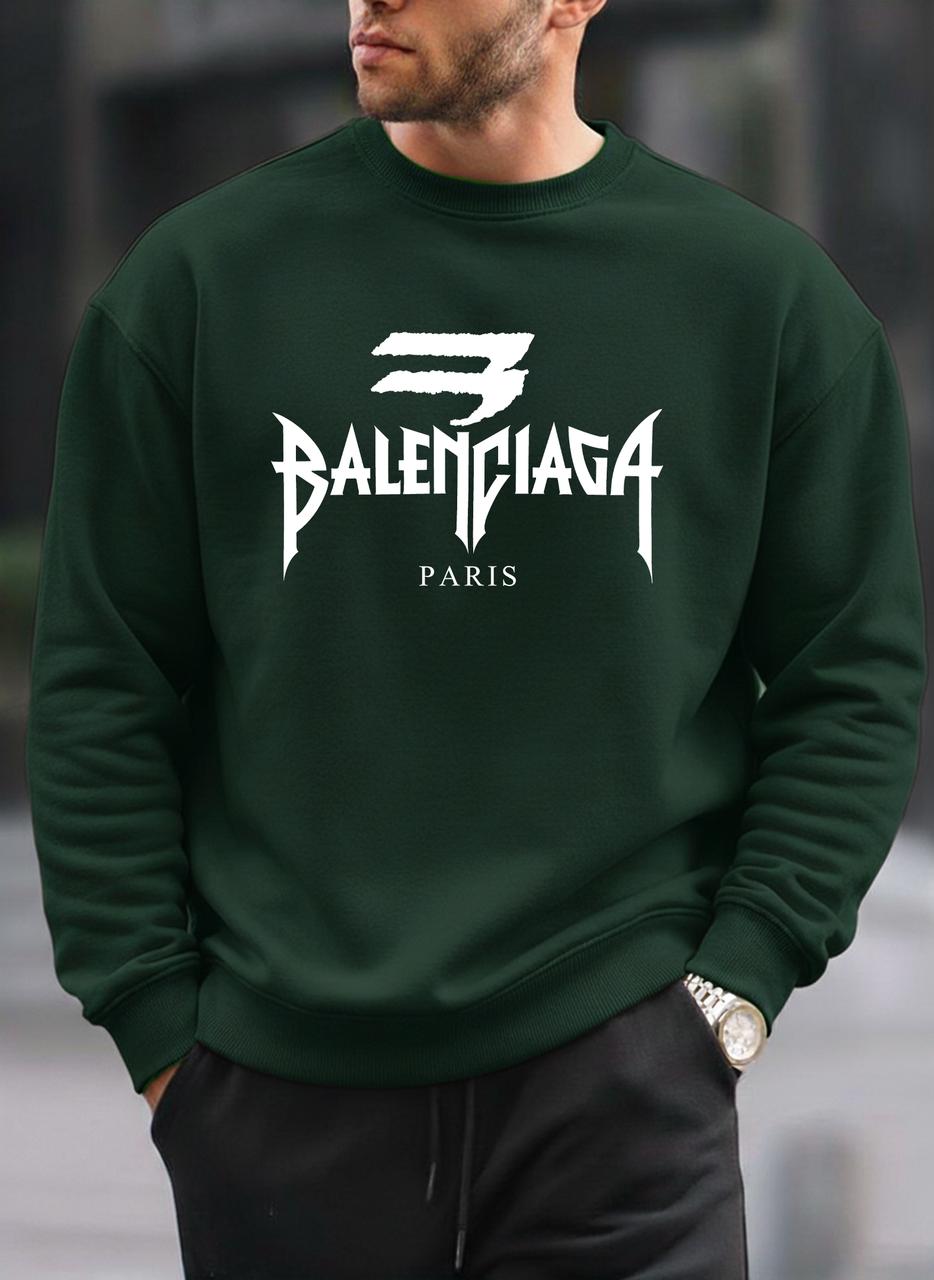 Balenciaga oversized round sweatshirt