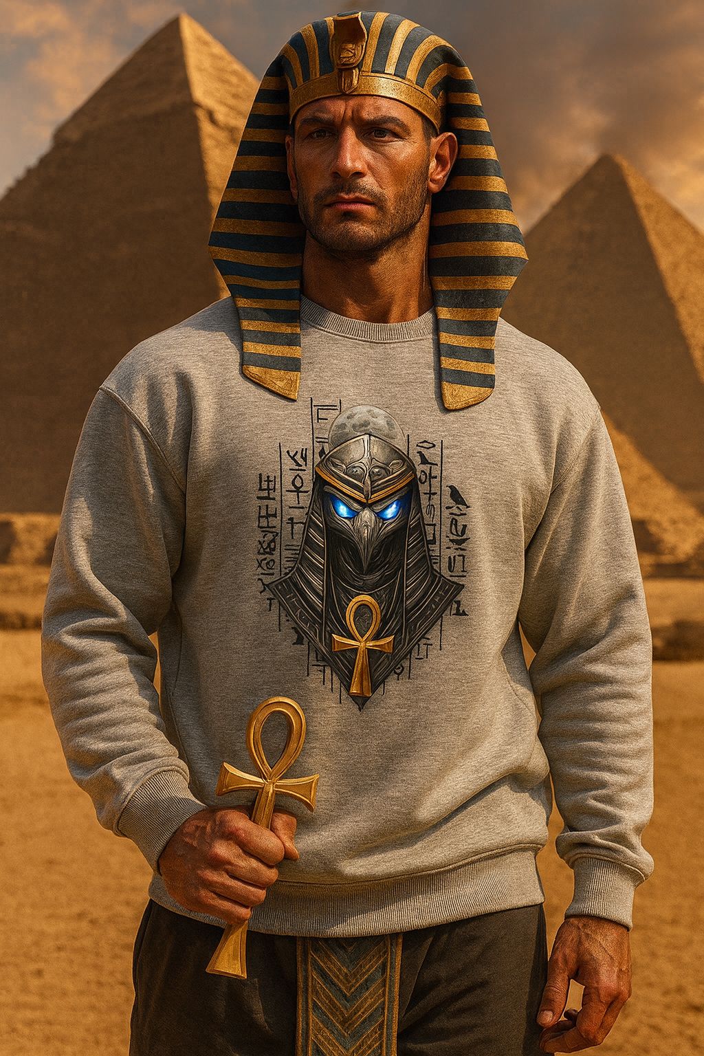 Ancient Soul oversized round sweatshirt