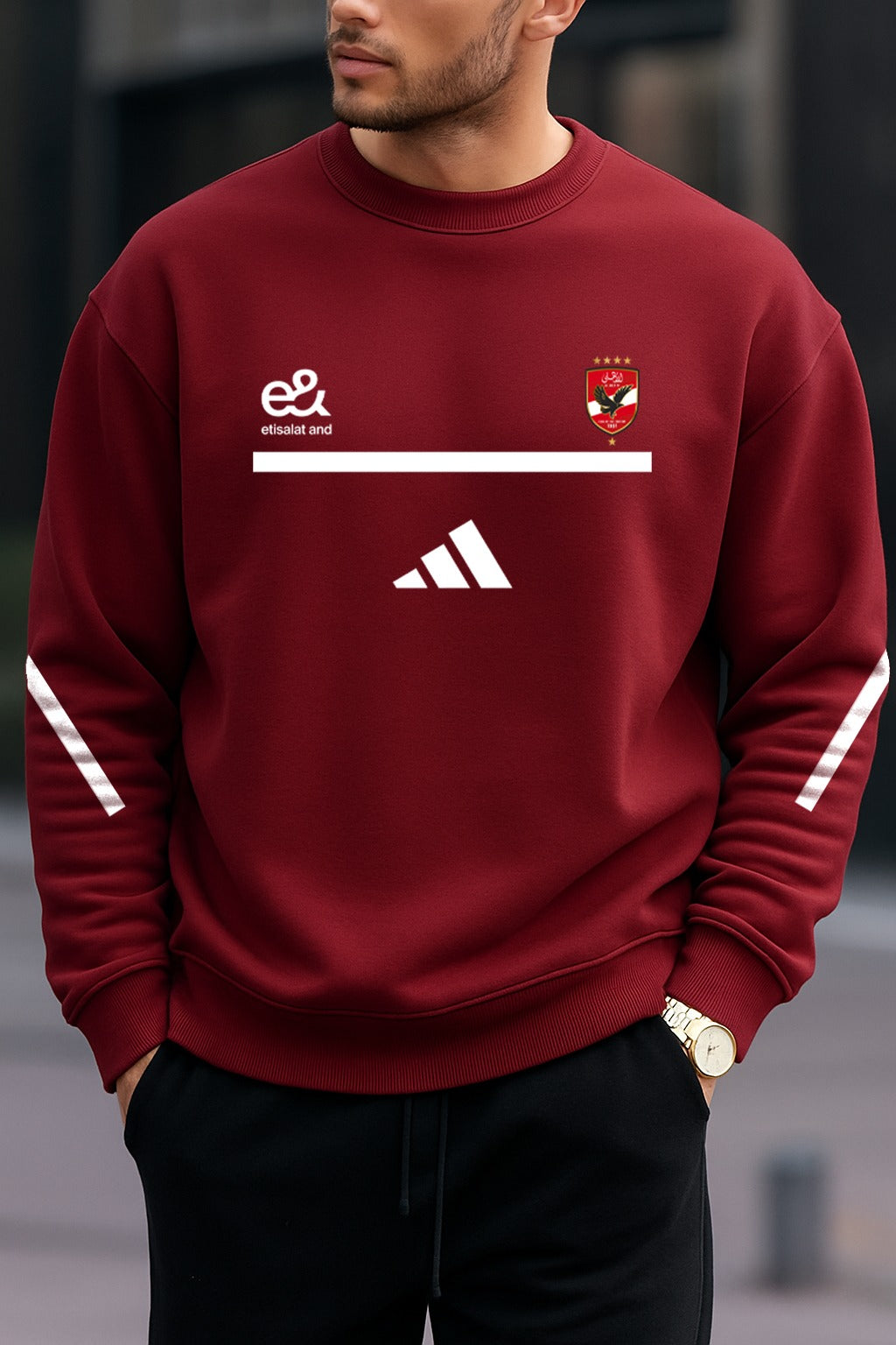 Al Ahly oversized round sweatshirt