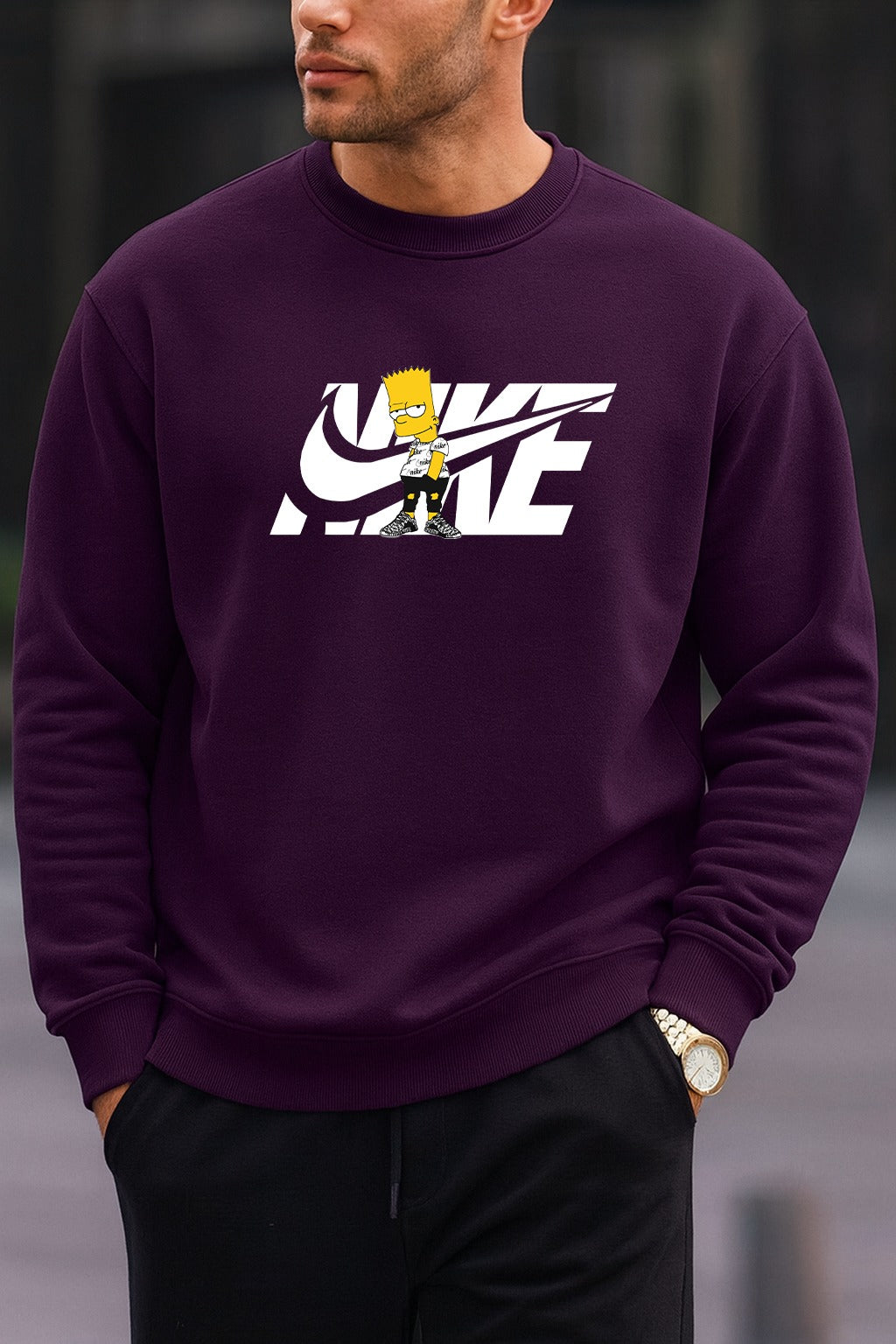 New Nike oversized round sweatshirt