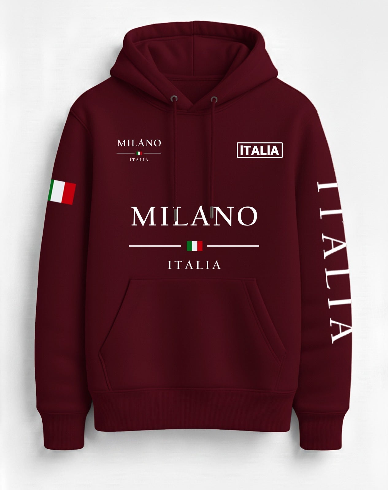 New Milano Regular printed Hoodie