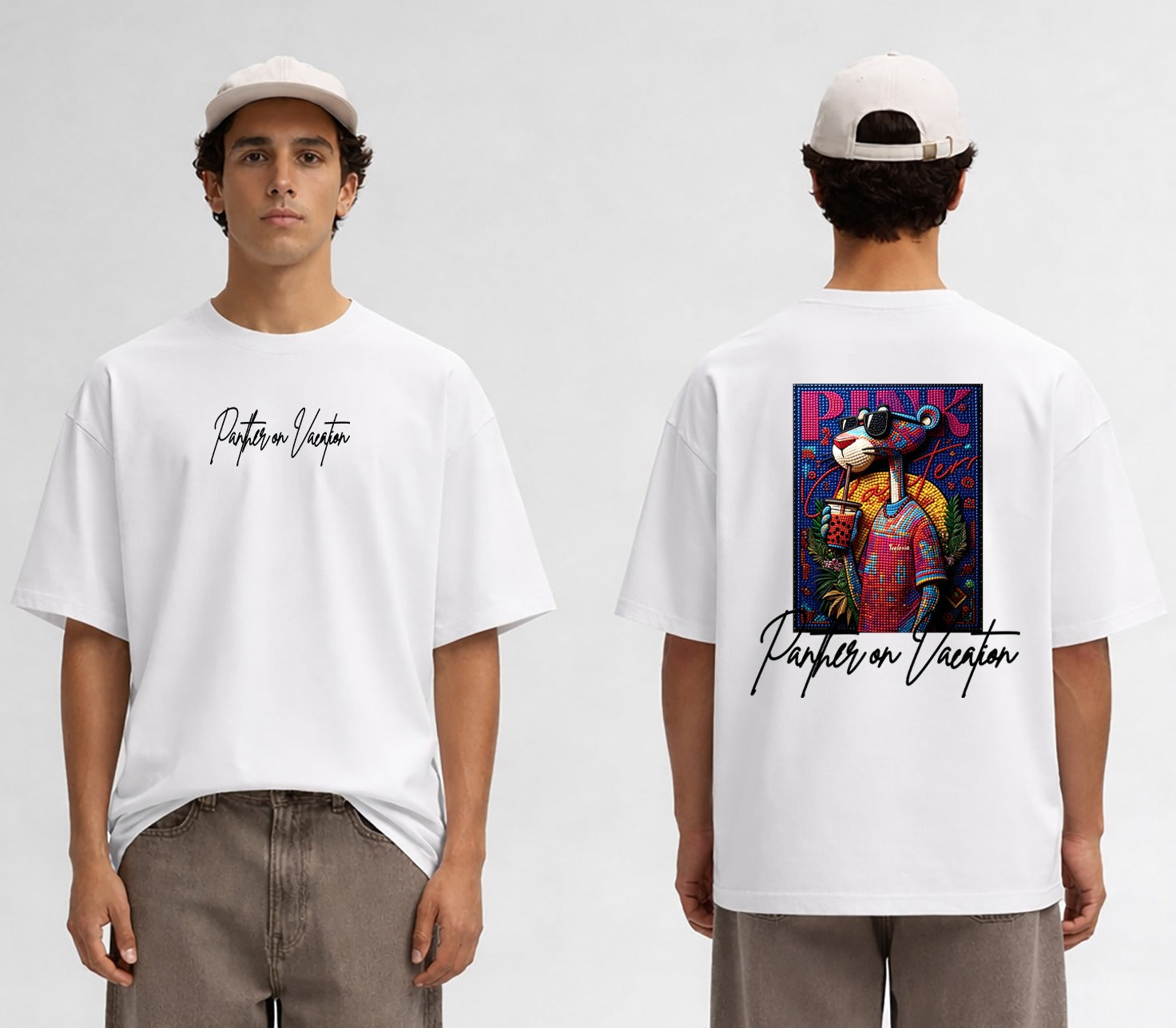 Pink Panther Oversize T-shirt (printed)