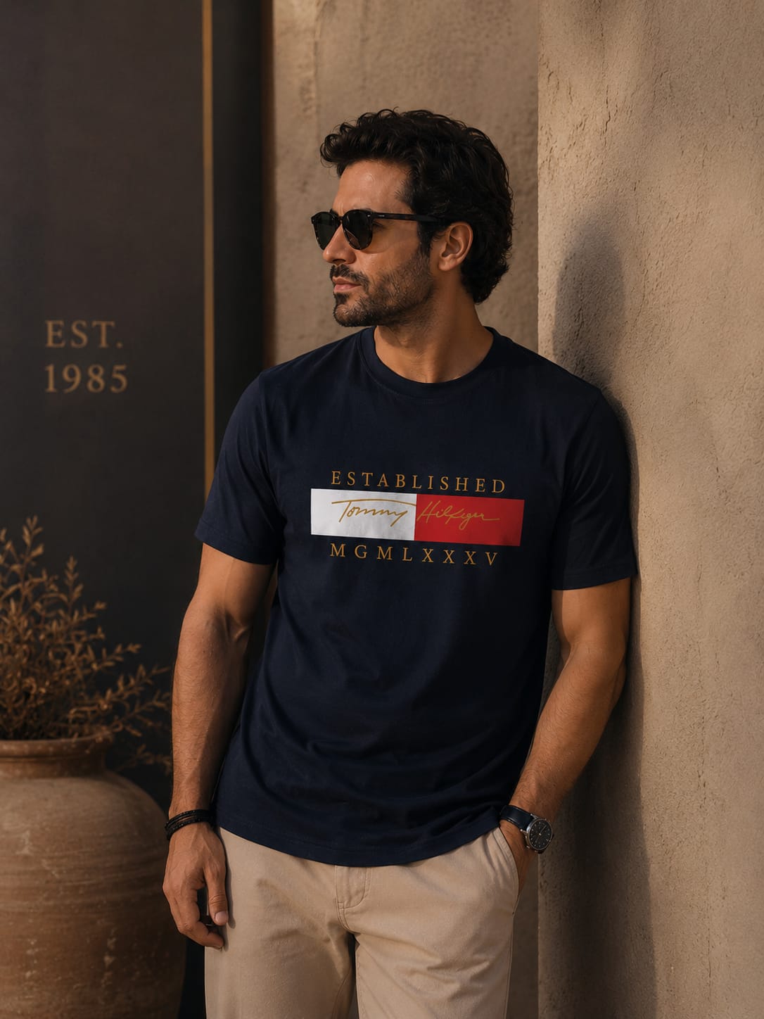 TOMMY Regular printed T-shirt