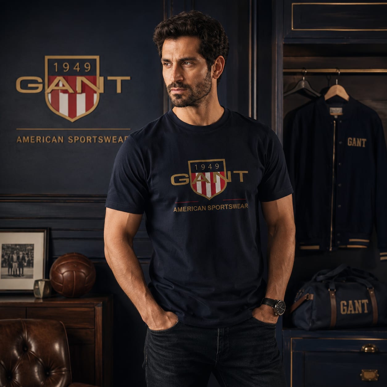 Gant Regular printed T-shirt