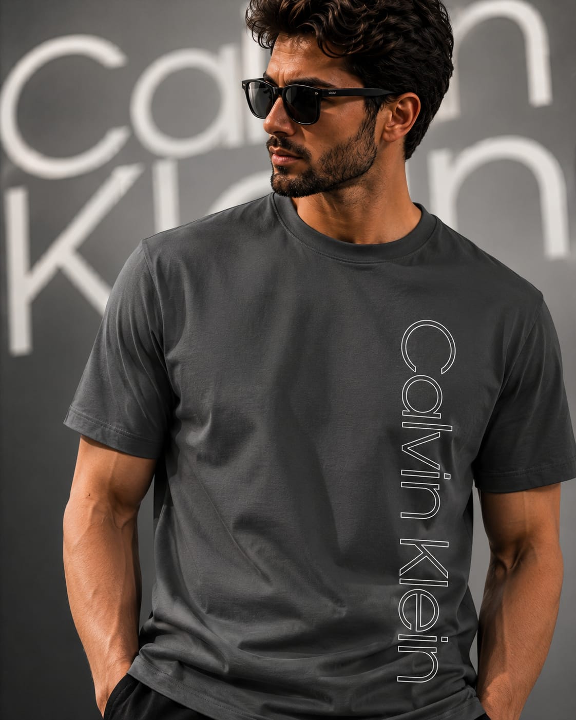 New CK Regular printed T-shirt
