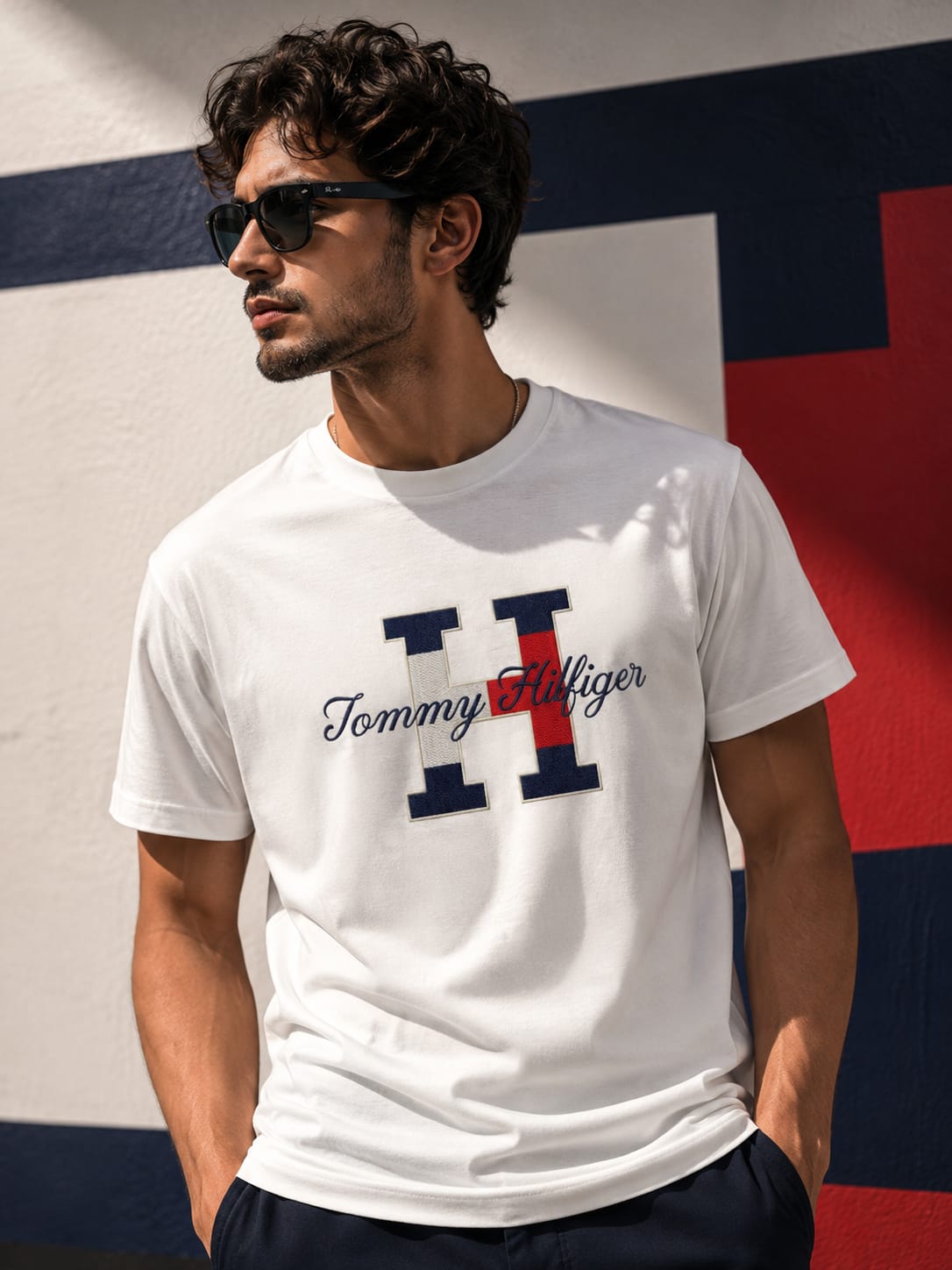 Tommy Hilfiger's New Regular printed T-shirt