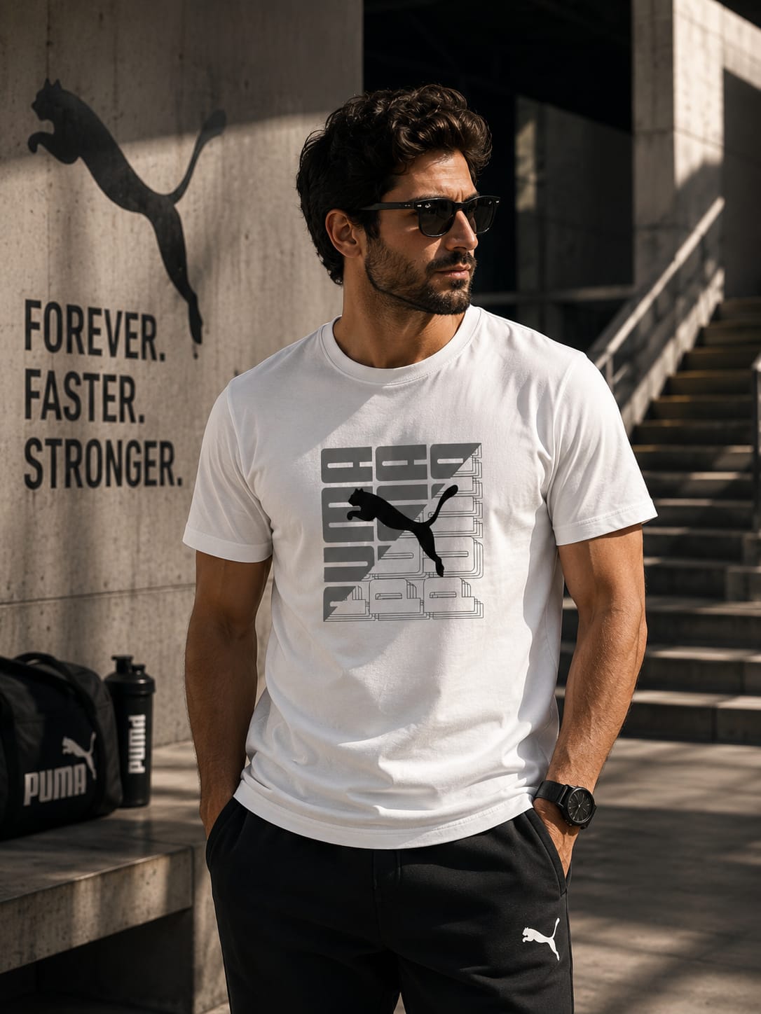 New Puma Regular printed T-shirt