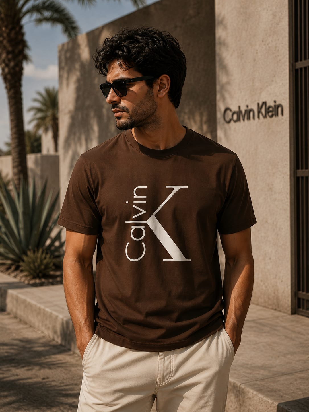 New CK Regular printed T-shirt