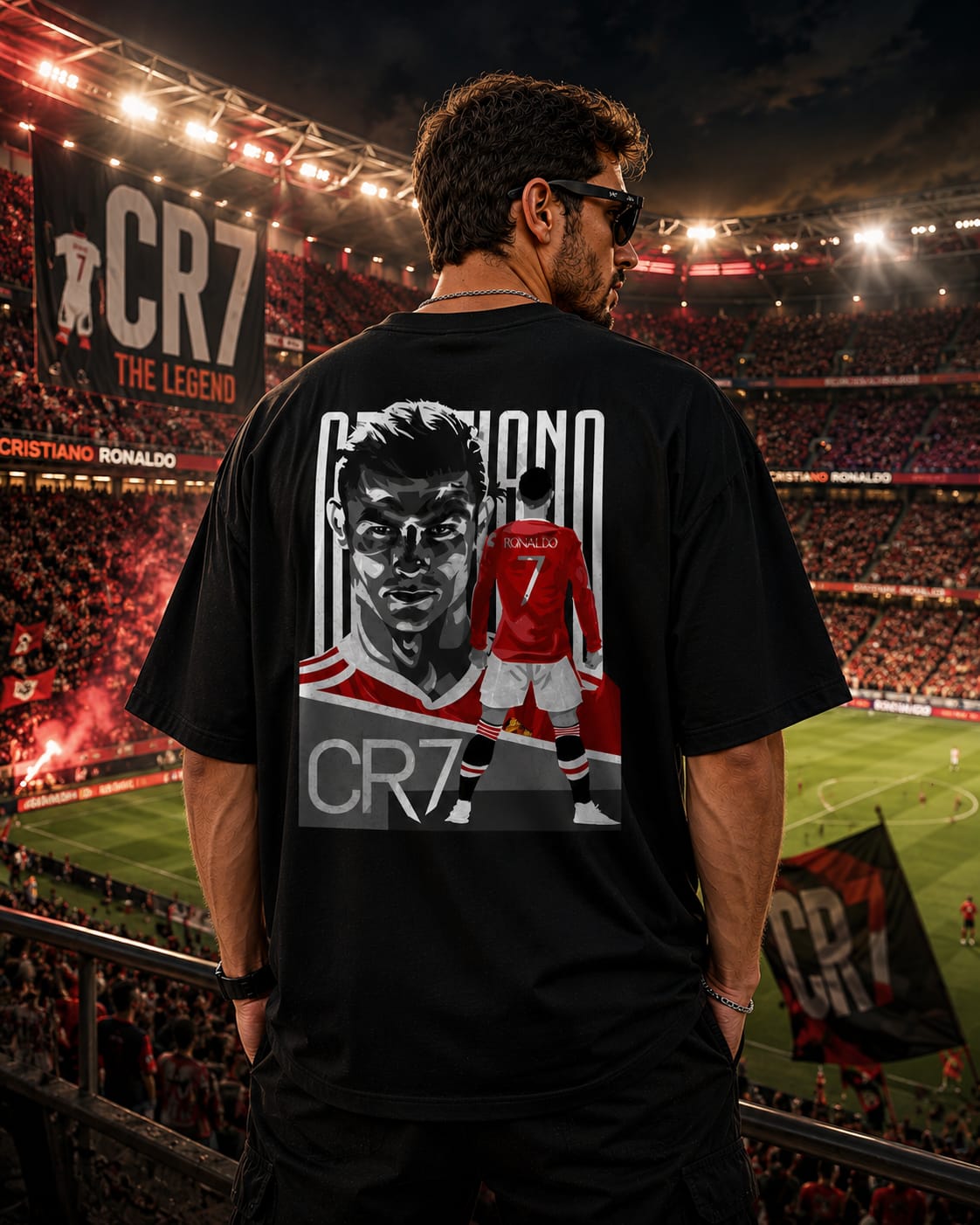 CR7 Oversize T-shirt (printed)