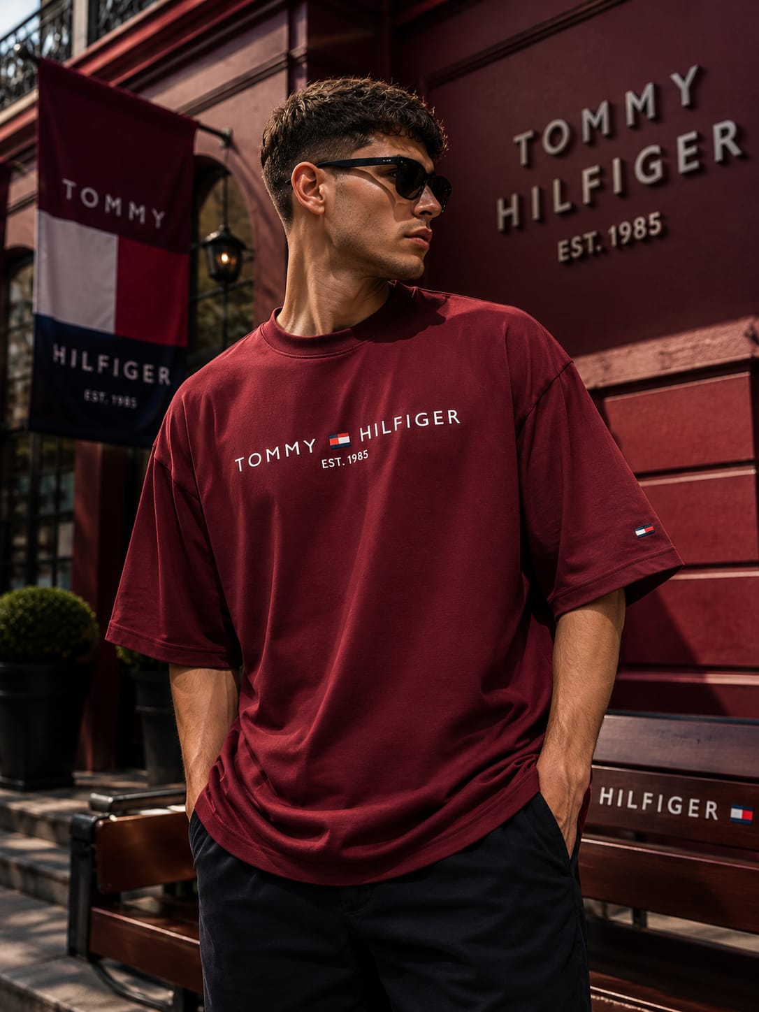 Tommy Hilfiger's New Oversize Bolivar T-shirt (Embroidered)