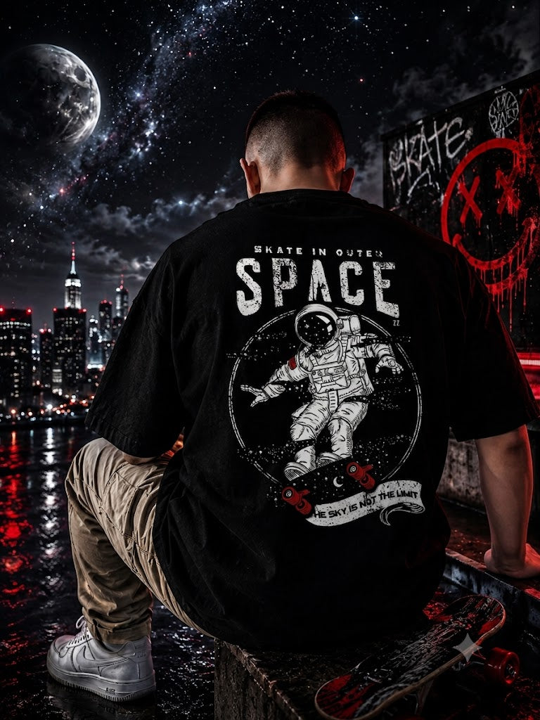 Space Oversize T-shirt (printed)