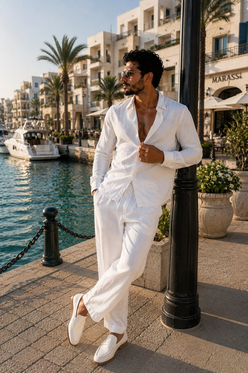 Premium Men's Linen Two-Piece Set