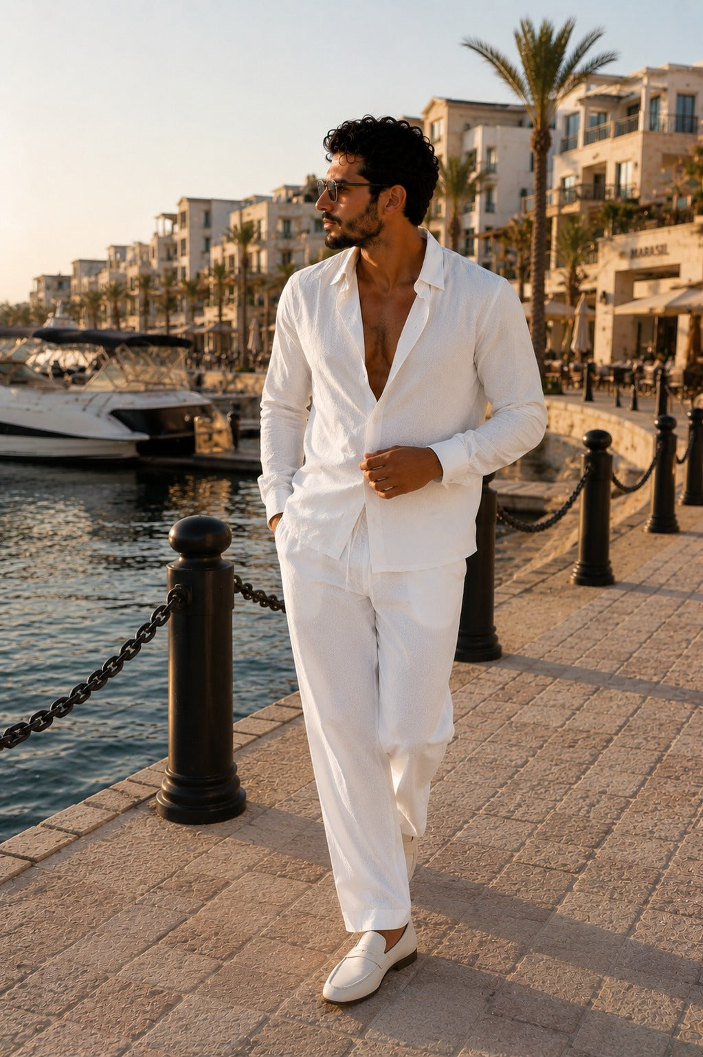 Premium Men's Linen Two-Piece Set