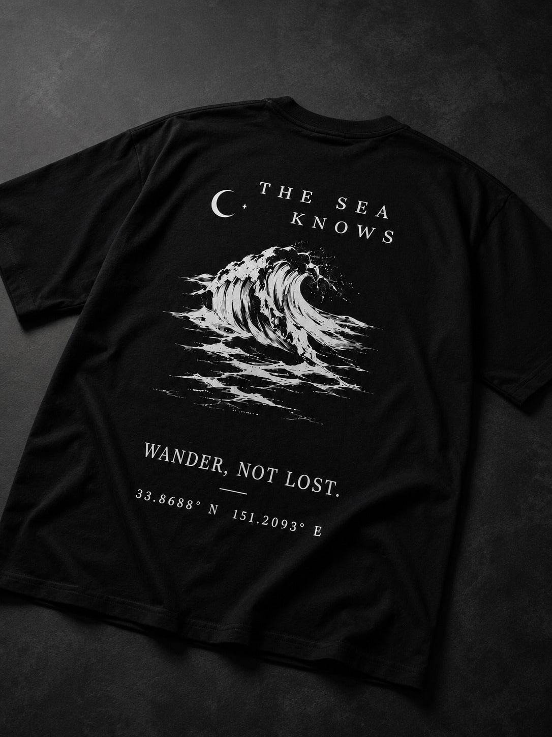 THE SEA KNOWS Oversize T-shirt (printed)