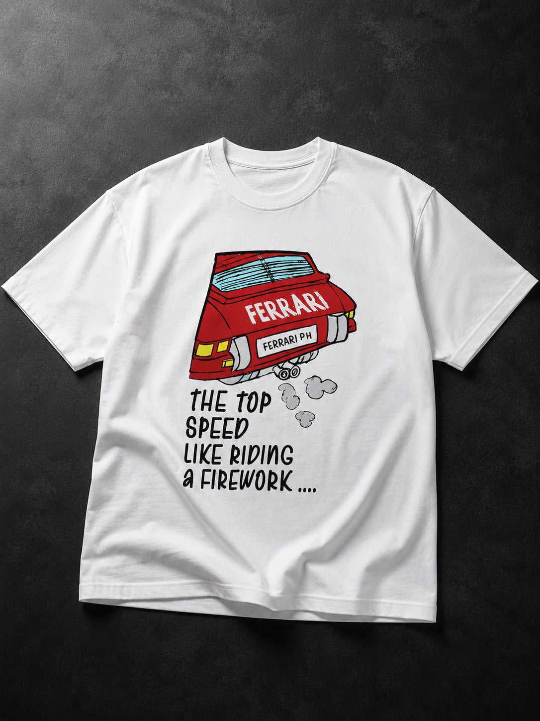 TOP SPEED - Regular printed T-shirt