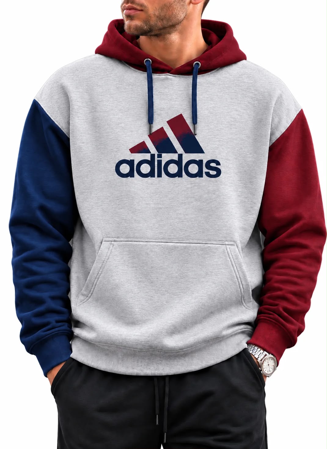 Adidas Reflected - Printed Regular Winter Hoodie