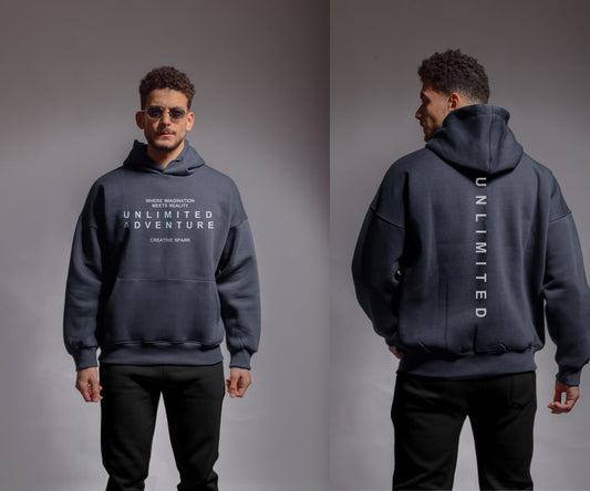 Unlimited Oversize&Printed Hoodie