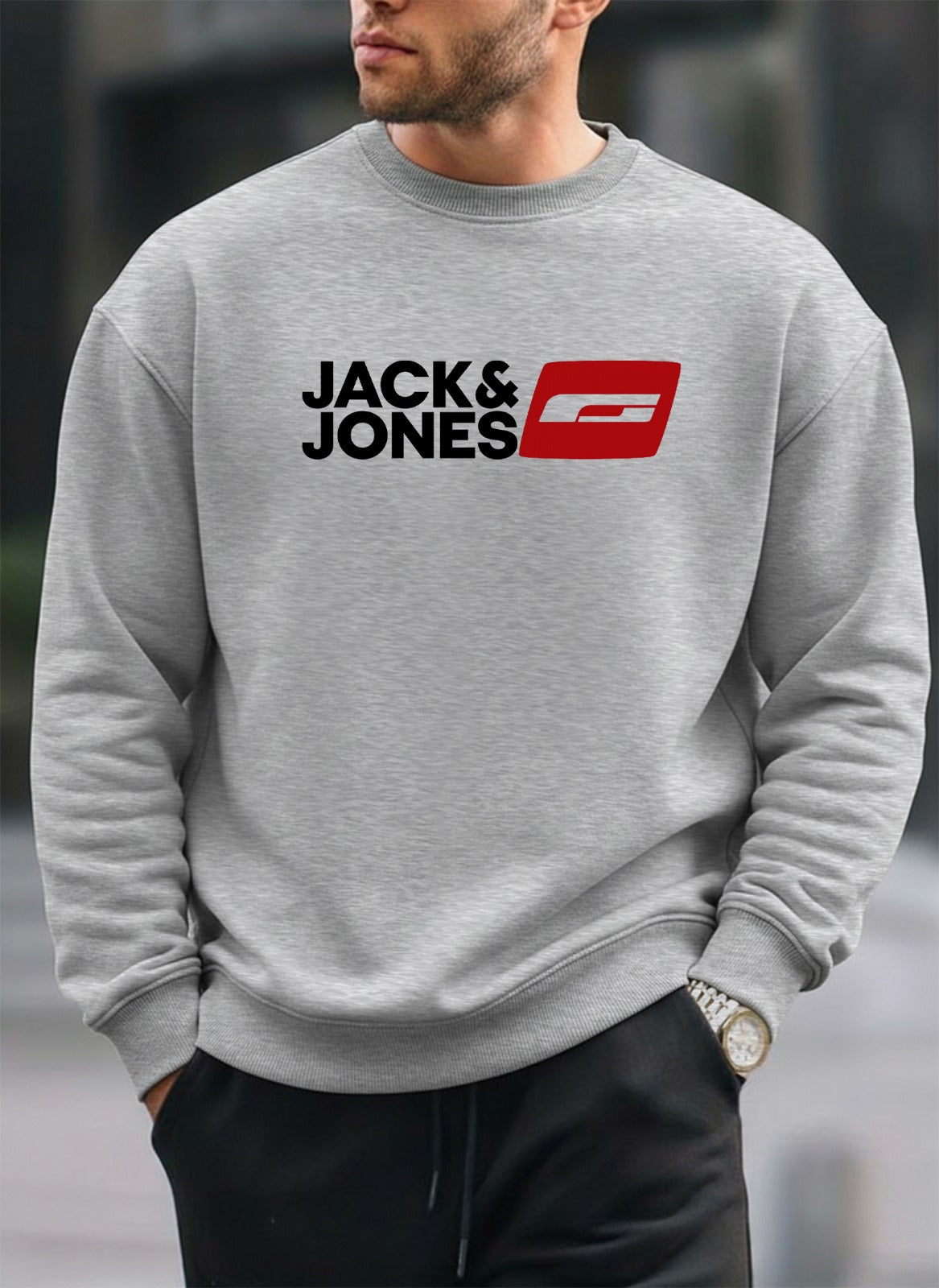 Jack & Jones oversized round sweatshirt
