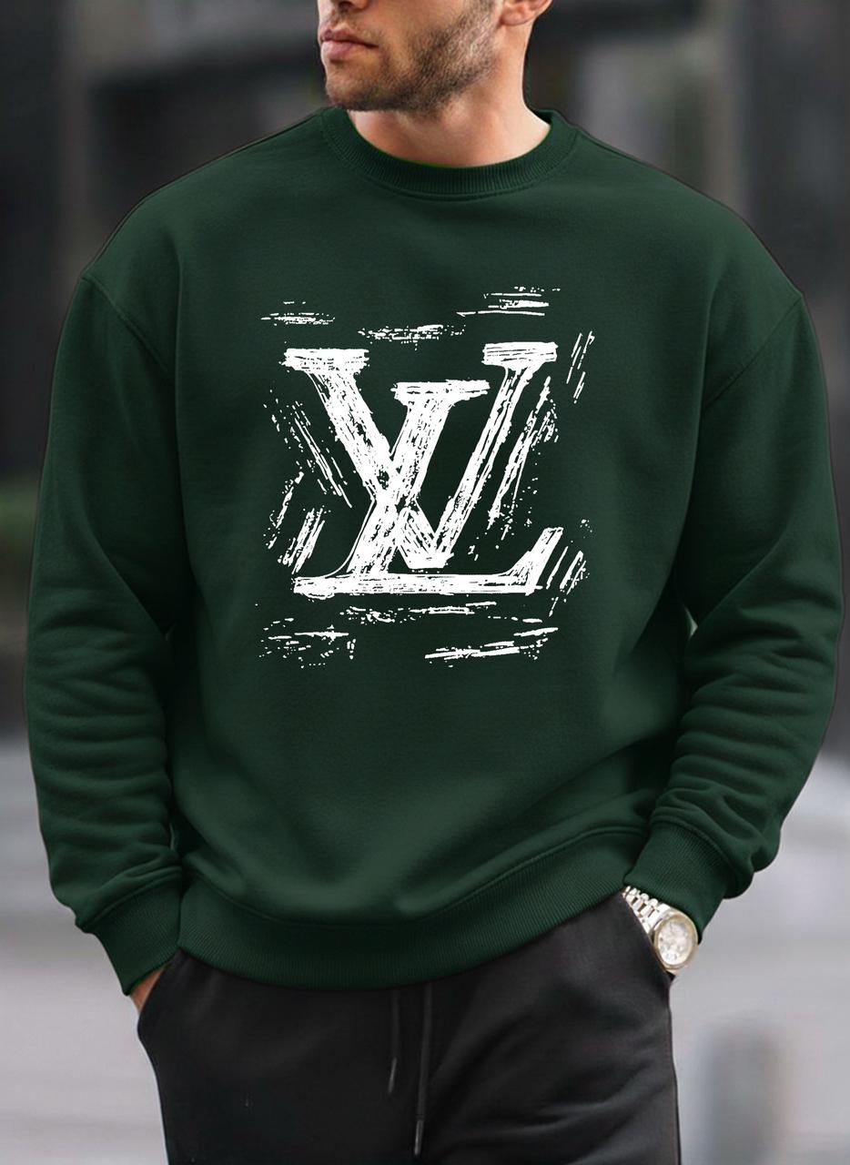 New LV oversized round sweatshirt