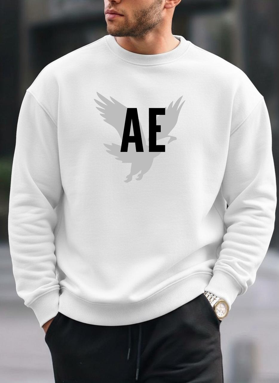 New American Eagle oversized round sweatshirt