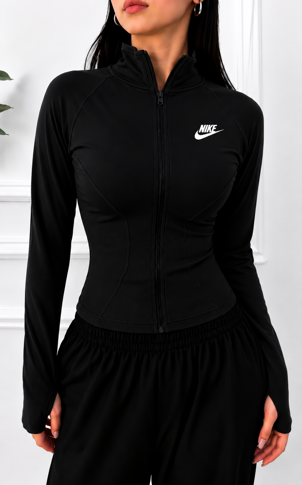 Nike Sportive Lycra Full-Zip Jacket