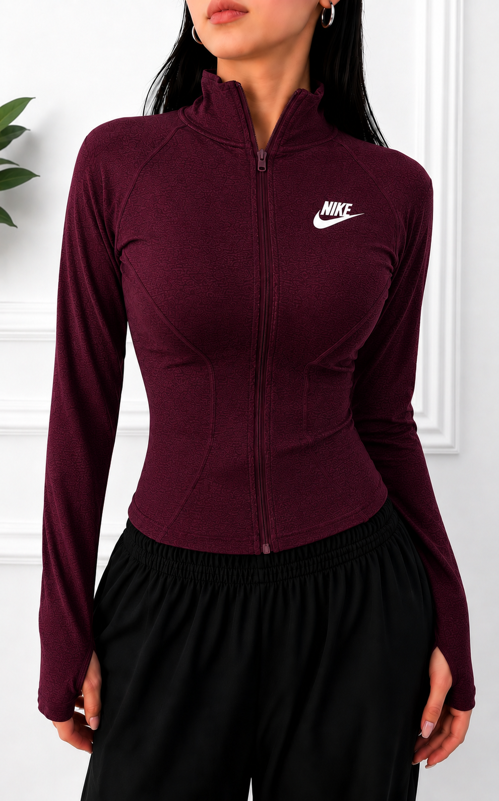 Nike Sportive Lycra Full-Zip Jacket