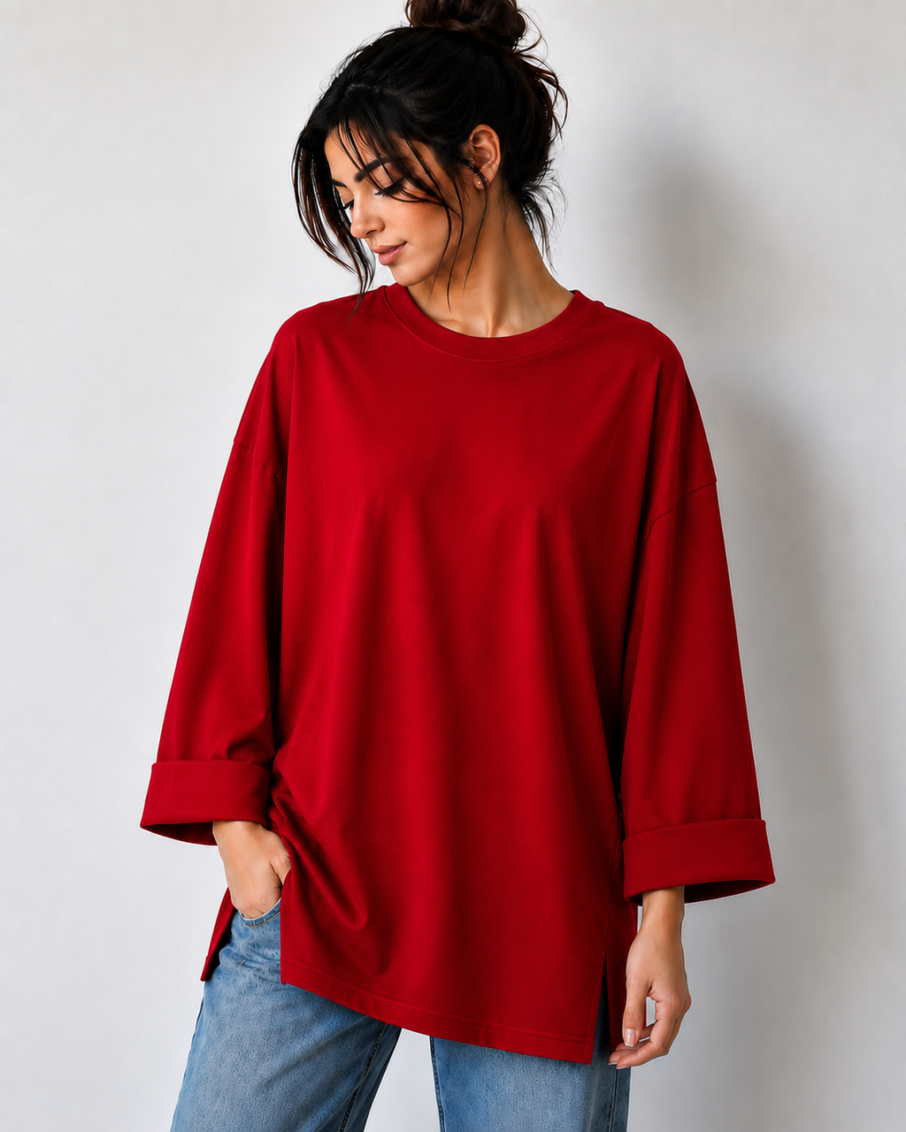 Basic Oversize T-shirt Long Sleeve