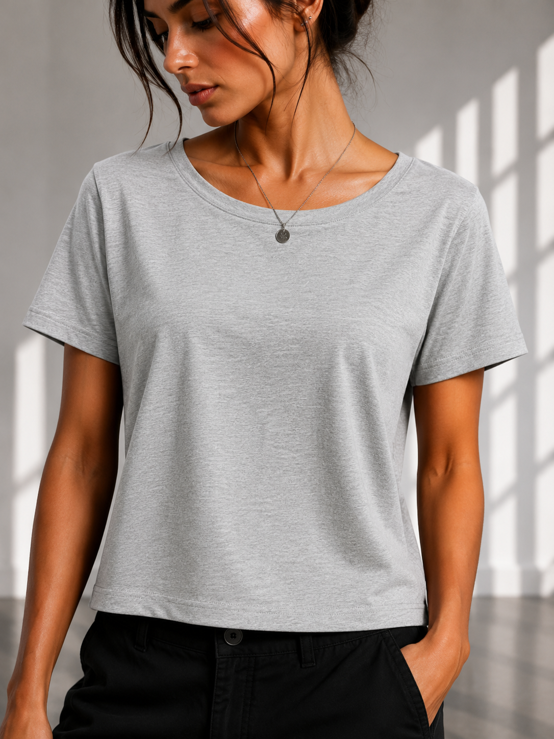 Basic Cropped women T-shirt
