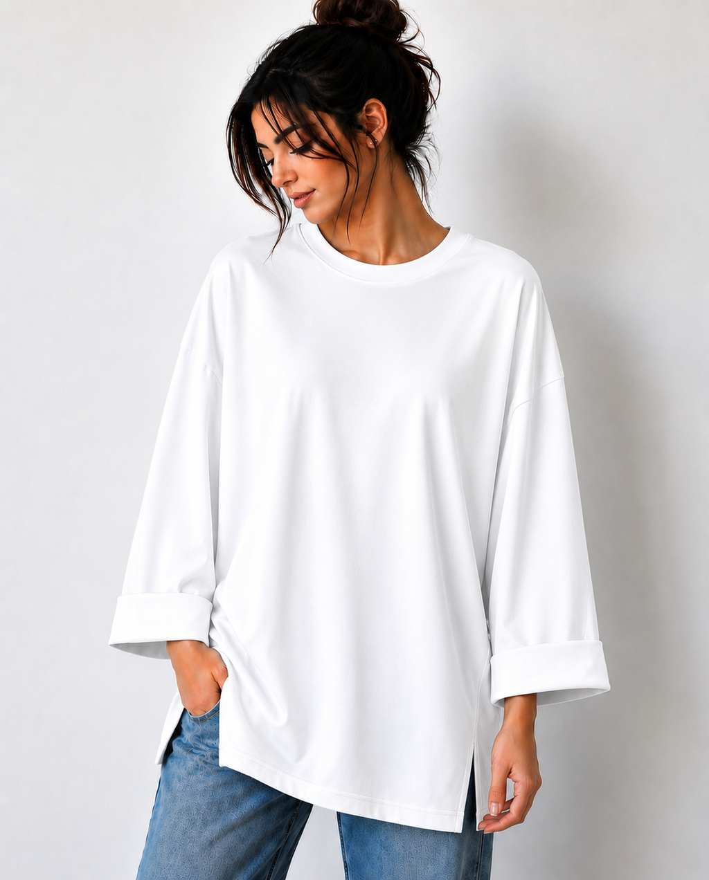 Basic Oversize T-shirt Long Sleeve