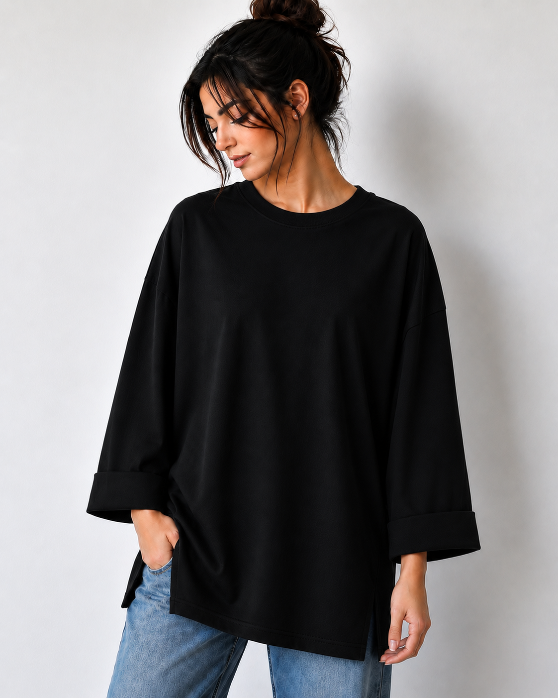 Basic Oversize T-shirt Long Sleeve