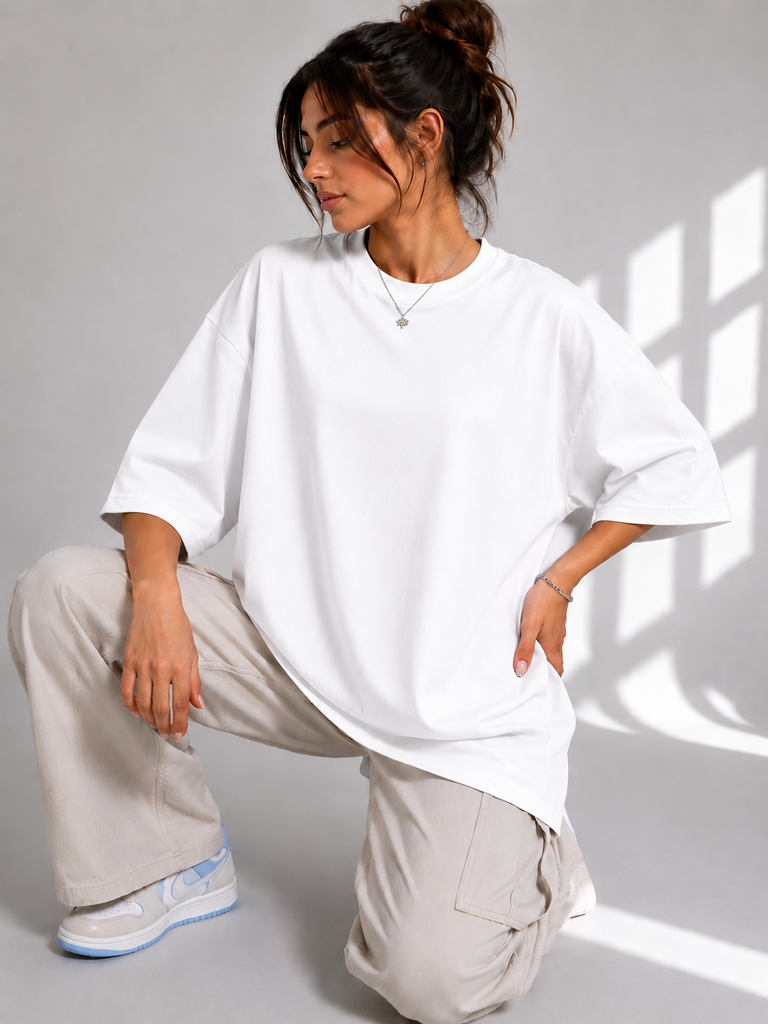 Basic Oversize T-shirt printed (Girls)