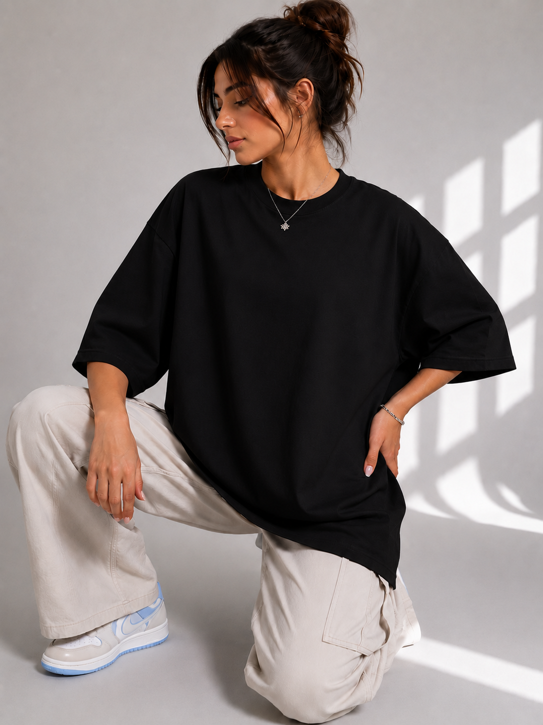 Basic Oversize T-shirt printed (Girls)